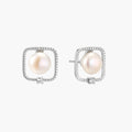Pearl Halo Studs