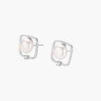 Pearl Halo Studs
