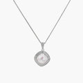 Halo Pearl Statement Necklace